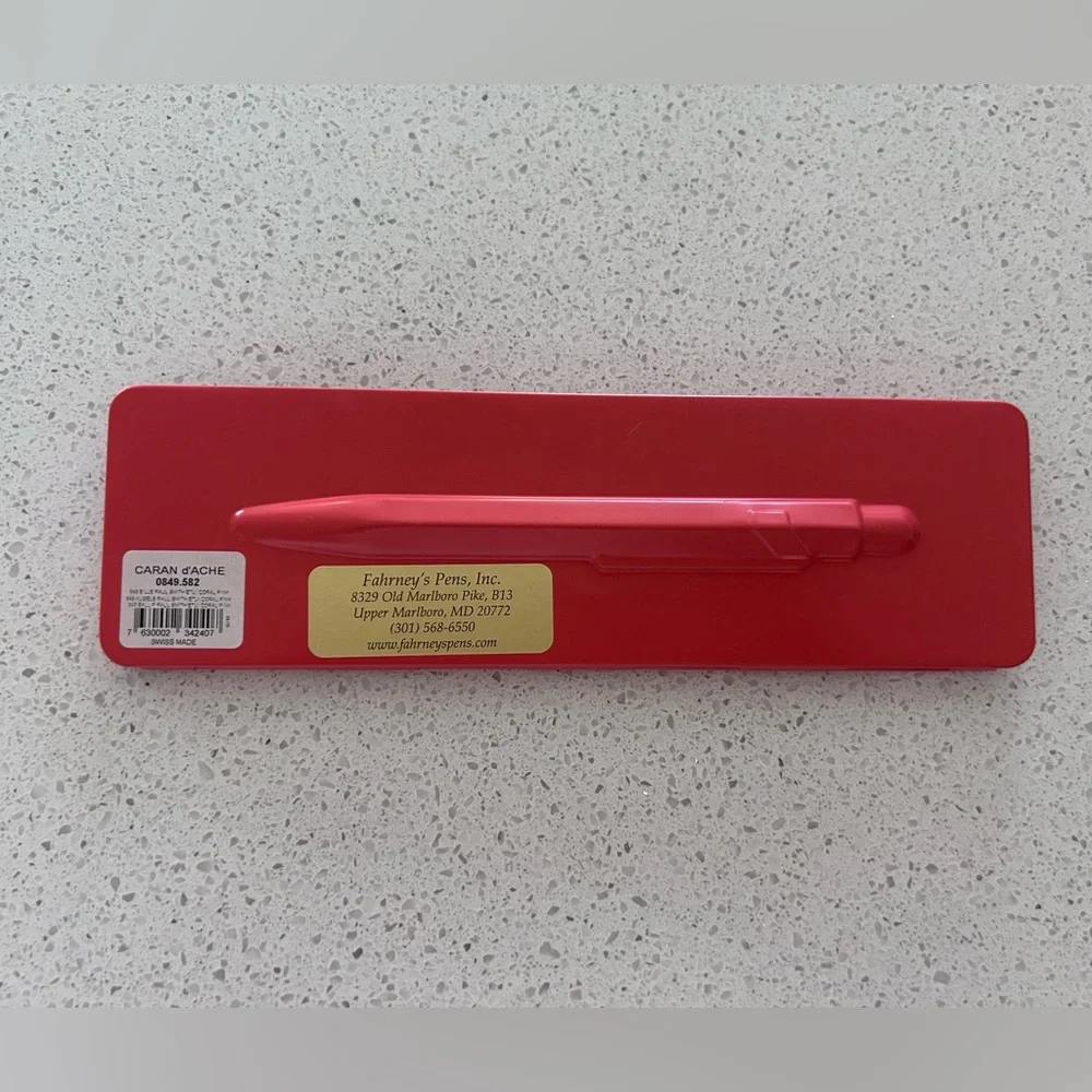 Caran d'Ache + Paul Smith 3rd Edition 849 Ballpoint Pen Coral Pink Case In US